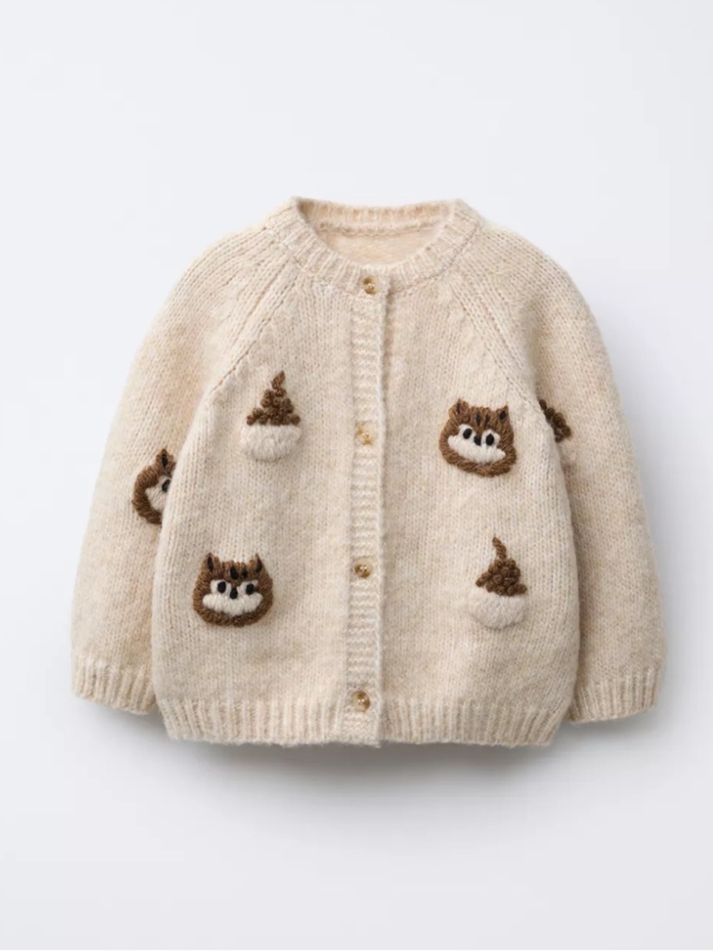 ZARA SQUIRRELS CARDIGAN